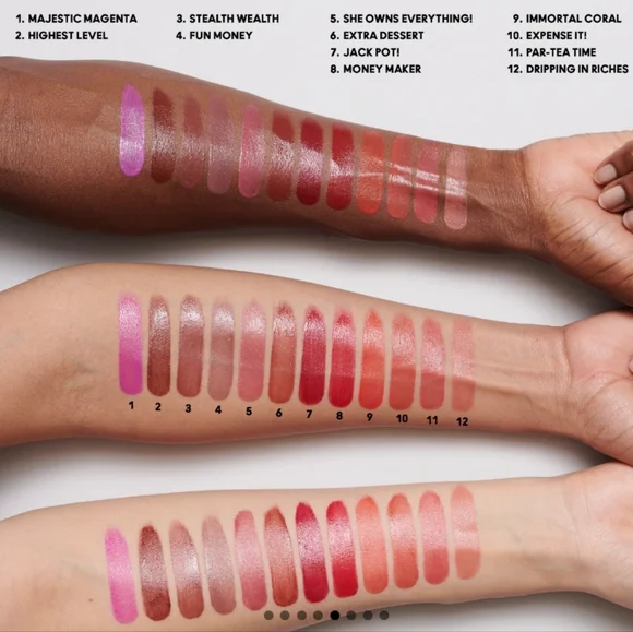 MAC Golden Girls Mini Lustreglass Lipstick Vault x12 - Picture 4 of 9